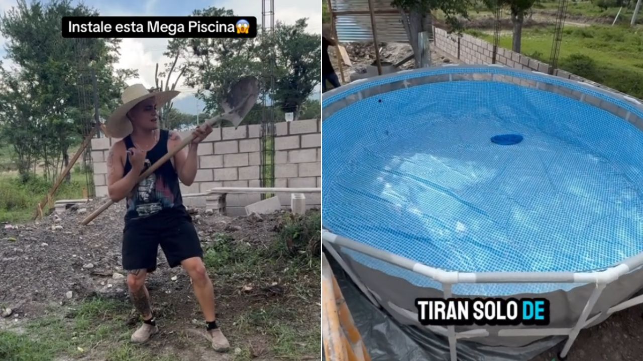 ¡Doble uso! Hondureño cambia barril por piscina para almacenar agua y construir casa » Naijapopstar